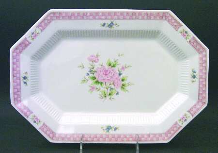 Cameo Rose 13" Oval Serving Platter