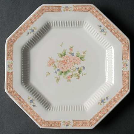 Cameo Rose Salad Plate