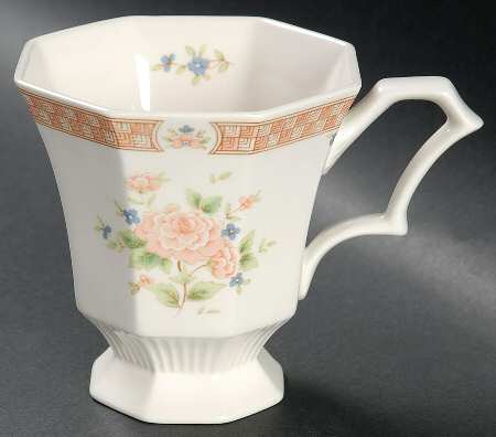 Cameo Rose Footed Cup