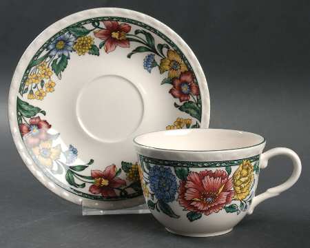 Caribe Flat Cup & Saucer Set
