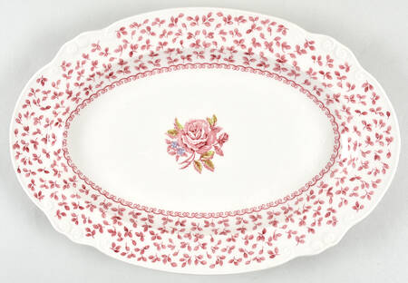 Cameo Rose 13" Oval Serving Platter