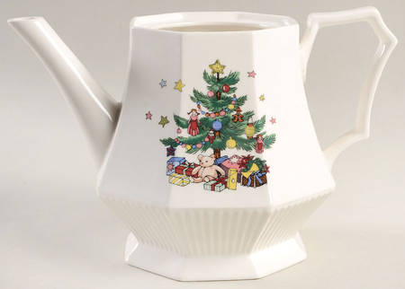 Christmastime Teapot No Lid