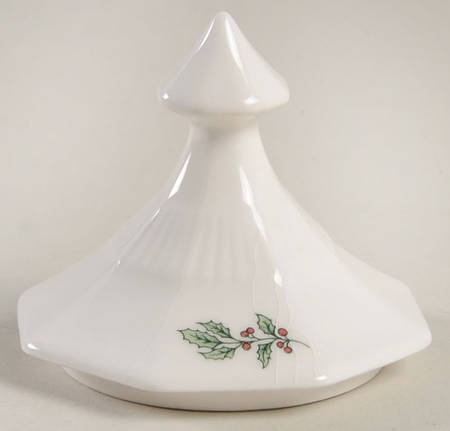Christmastime Lid for Sugar Bowl