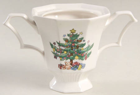 Christmastime Sugar Bowl No Lid