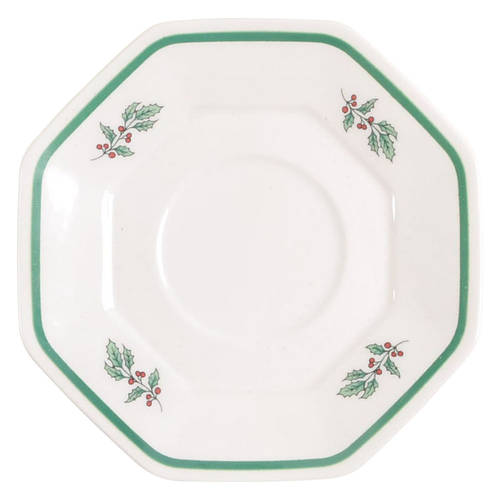 Christmastime Saucer for Demitasse Cup