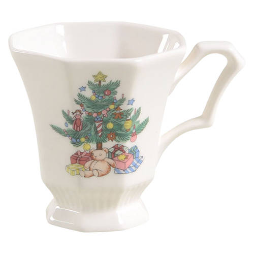Christmastime Footed Demitasse Cup