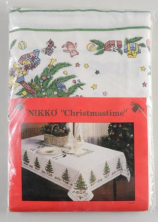 Christmastime 60" X 120" Rectangular Tablecloth