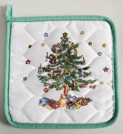 Happy Holidays Cloth Potholder