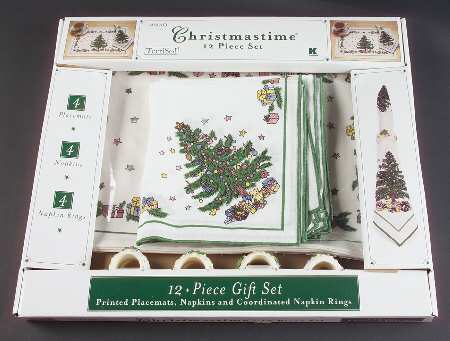 Christmastime 12pc Gift Set-4ea Np,Napc,Pmc
