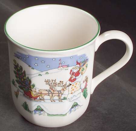 Christmastime Accent Mug by Nikko