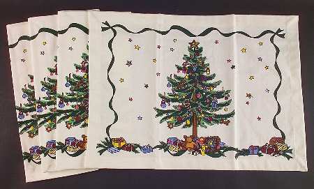 Christmastime Cloth Placemat - Set of 4