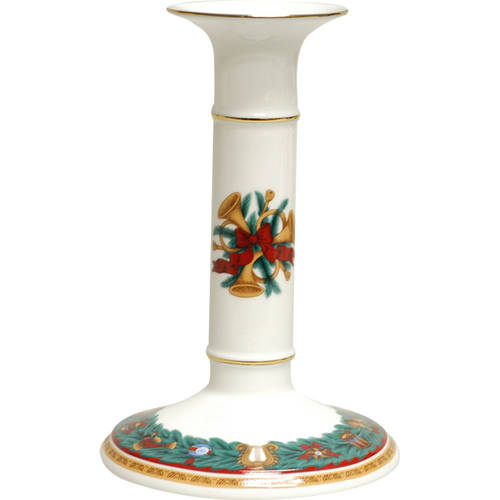 Christmas Tradition Tall Candlestick by Nikko