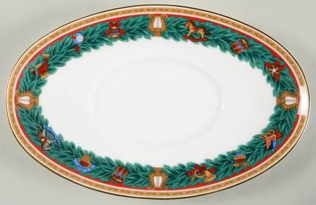 Christmas Tradition Underplate for Gravy Boat