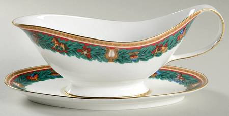 Christmas Tradition Gravy Boat & Underplate