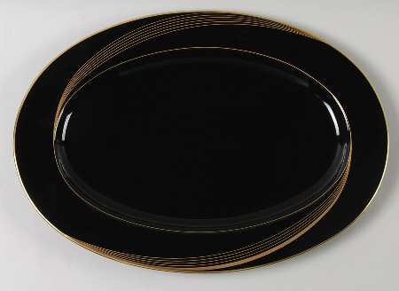 City Lights 14" Oval Serving Platter