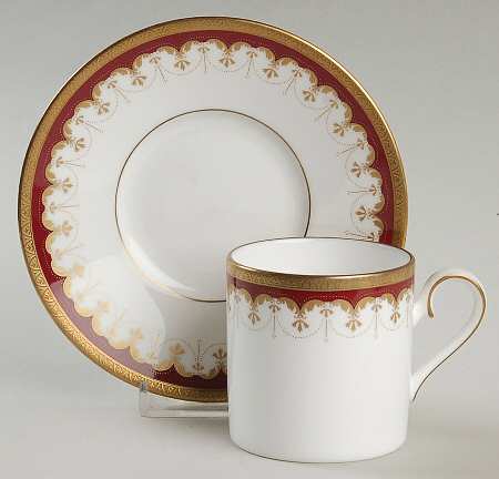 Clarendon Flat Demitasse Cup & Saucer Set