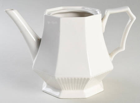 Classic White Small Teapot No Lid by Nikko