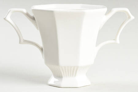 Classic White Sugar Bowl No Lid by Nikko