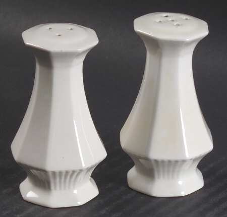 Classic White Salt & Pepper Set by Nikko
