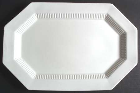 Classic White 20" Oval Serving Platter