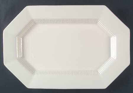 Classic White 16" Oval Serving Platter