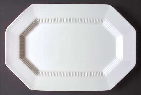 Classic White 15" Oval Serving Platter by Nikko