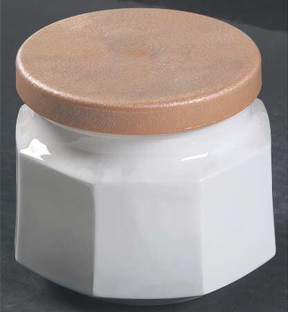 Classic White Small Canister & Lid