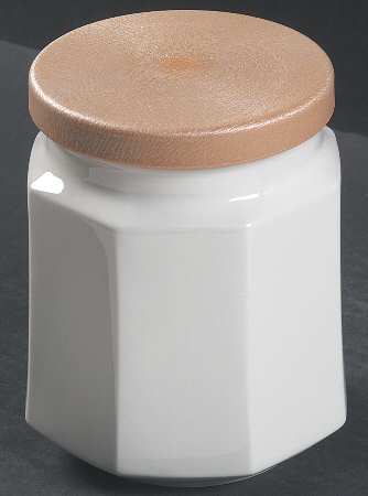 Classic White Medium Canister & Lid