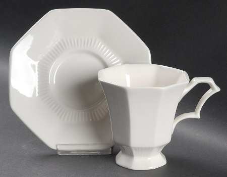 Footed Cup & Saucer Set