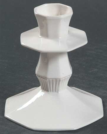 Classic White 3" Candlestick