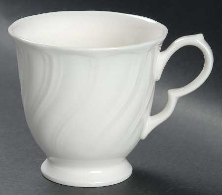 Crown White Footed Cup