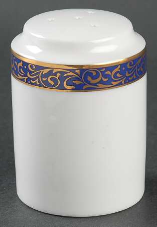 Cobalt Filigree Pepper Shaker