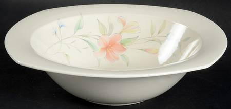Coral Lily 10" Round Vegetable Bowl