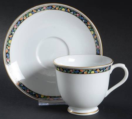 Concerto Footed Cup & Saucer Set
