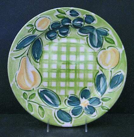 Country Pear 12" Chop Plate (Round Platter)