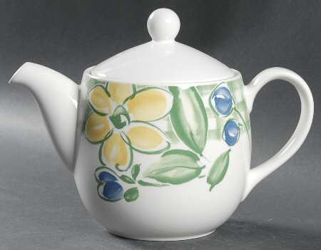 Country Pear Teapot & Lid