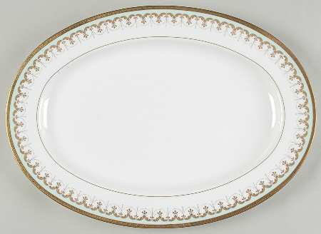Corinthian 14" Oval Serving Platter