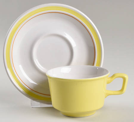 Curry Flat Cup & Saucer Set