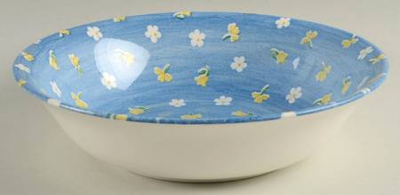 Daisy Delight 9" Round Vegetable Bowl