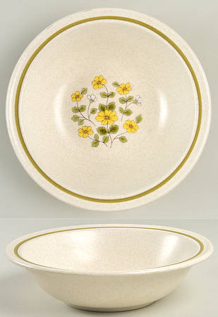 Daisies Rim Soup Bowl
