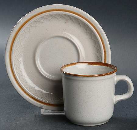 Dawn Flat Cup & Saucer Set