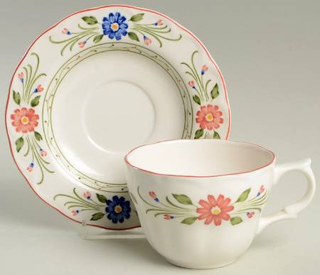 Deauville Flat Cup & Saucer Set