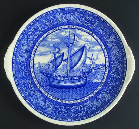 Discovery 1492 Handled Cake Plate