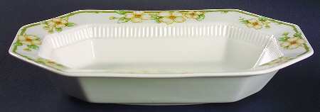 Dogwood 10" Oval Vegetable Bowl