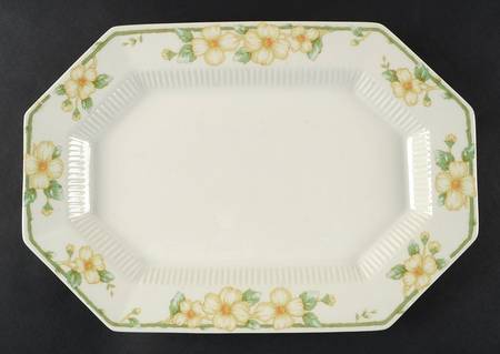 Dogwood 13" Oval Serving Platter