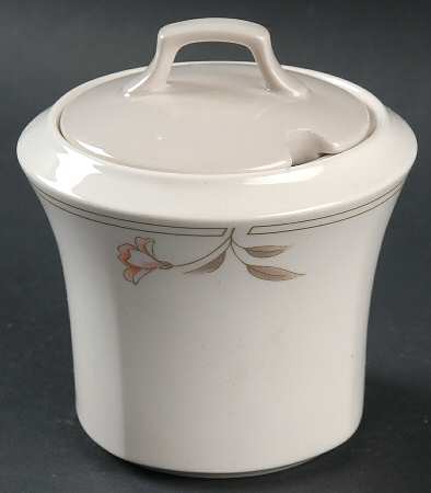 Dove Gray Sugar Bowl & Lid