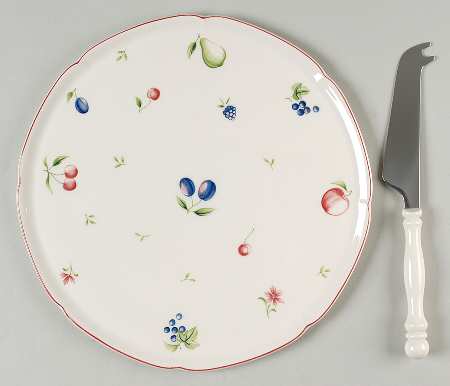 Dorchester 2 Piece Cheese Dish and Knife Set