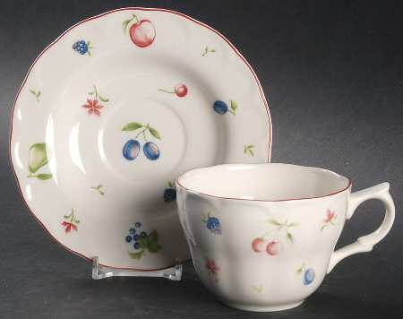 Dorchester Flat Cup & Saucer Set