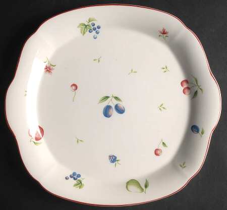Dorchester Square Handled Cake Plate