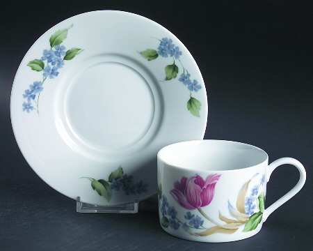 Dutch Treat Flat Cup & Saucer Set